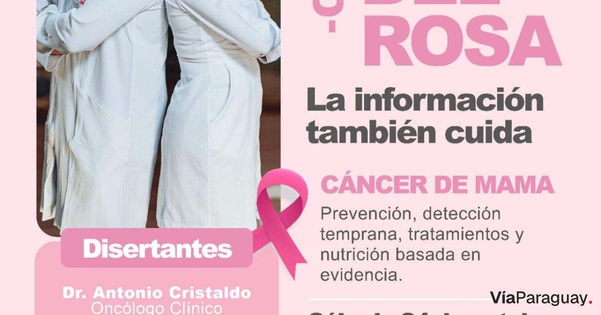 Imagen promocional de Charla Más allá del rosa