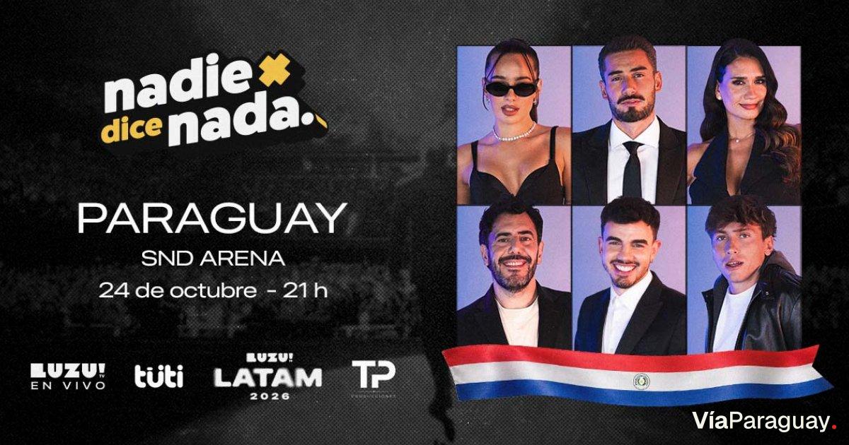 Imagen promocional de Nadie Dice Nada en vivo
