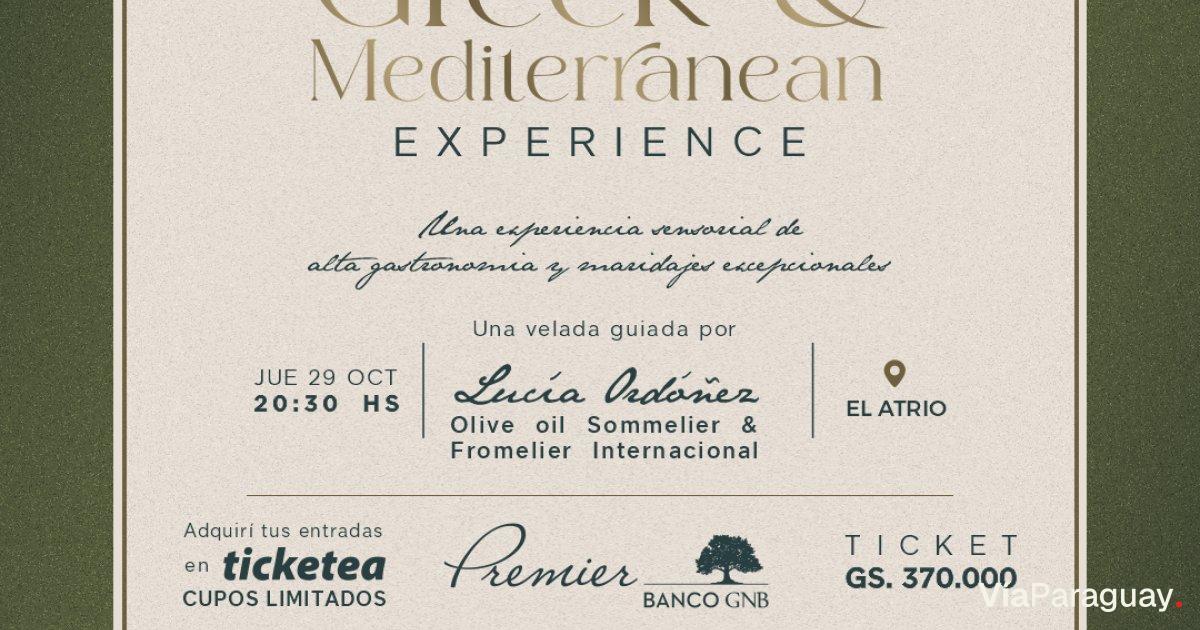 Imagen promocional de Greek & Mediterranean Experience