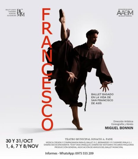 Imagen promocional de Francesco: ballet del viernes